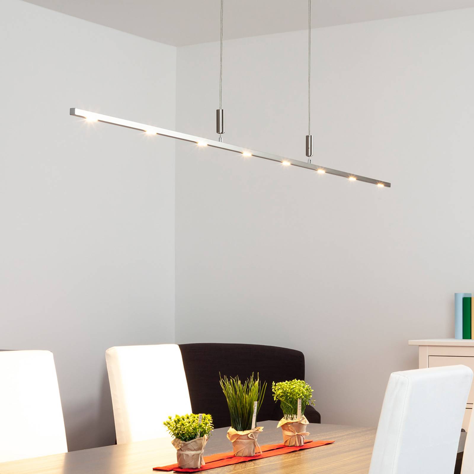 Quitani LED-Hängeleuchte Tolu, Länge 180 cm, dimmbar von quitani
