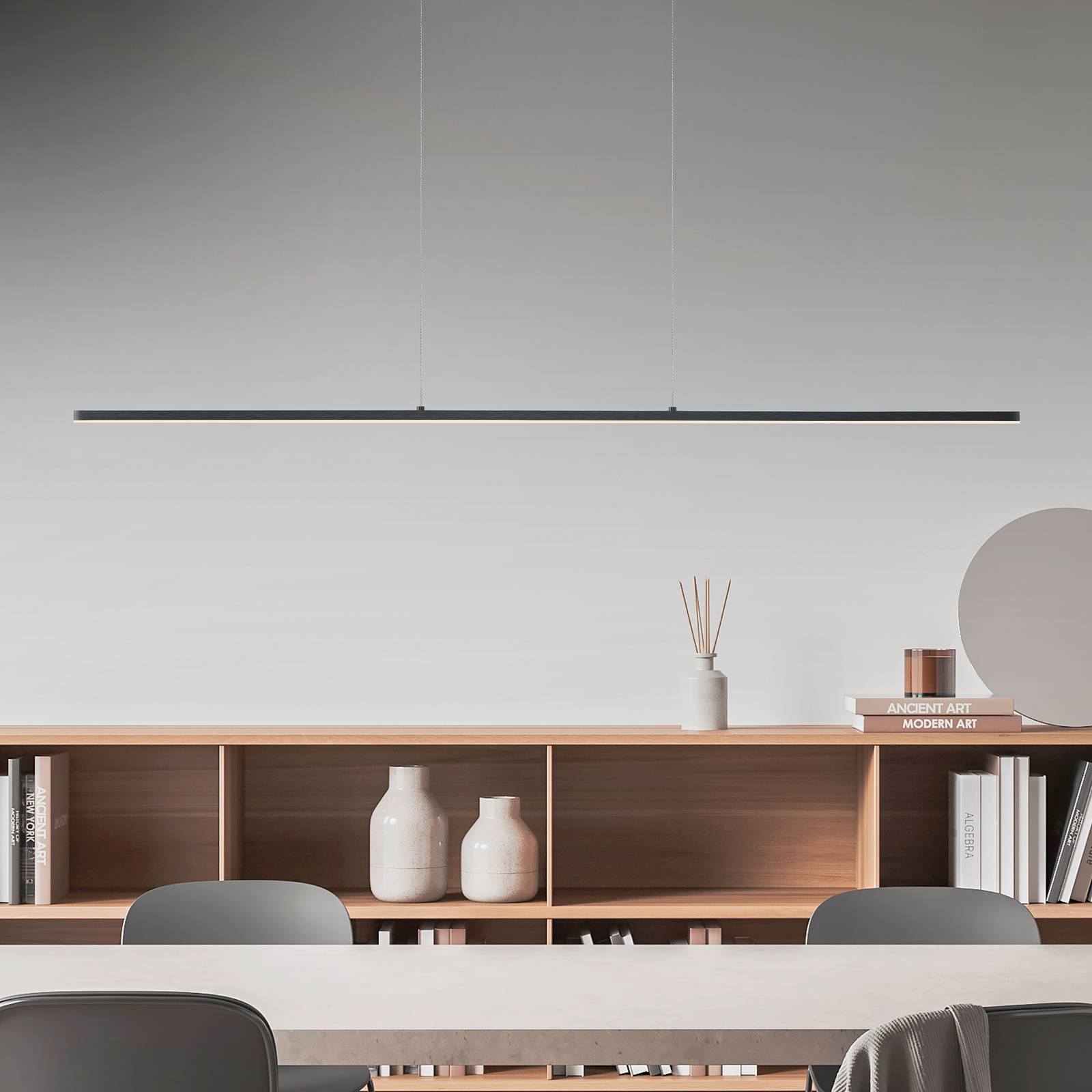 Quitani LED-Pendelleuchte Margita, Länge 118 cm, schwarz Quitani LED-Pendelleuchte Margita, Länge 118 cm, schwarz von Quitani