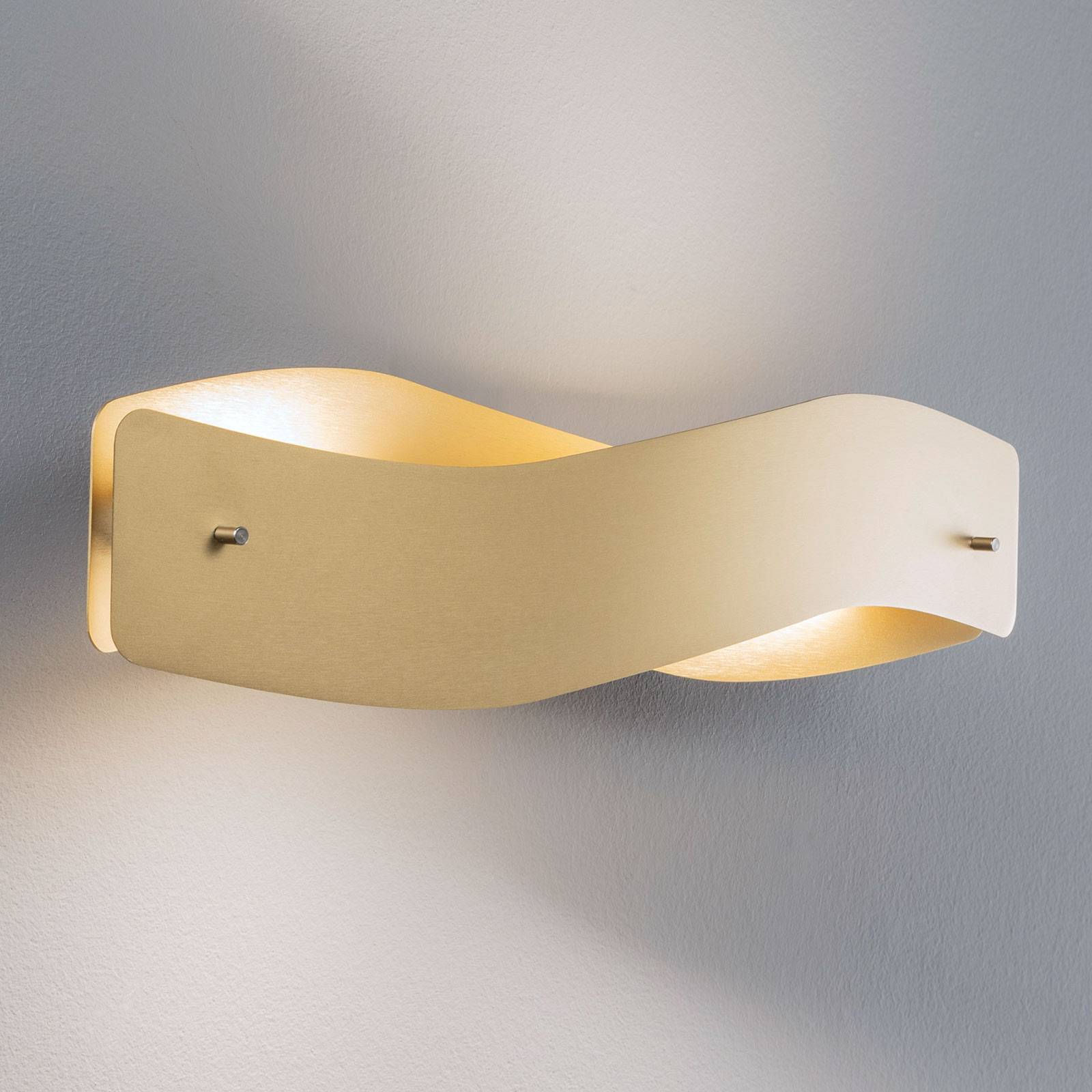 Quitani LED-Wandlampe Lian, messingfarben Quitani LED-Wandlampe Lian, messingfarben von quitani