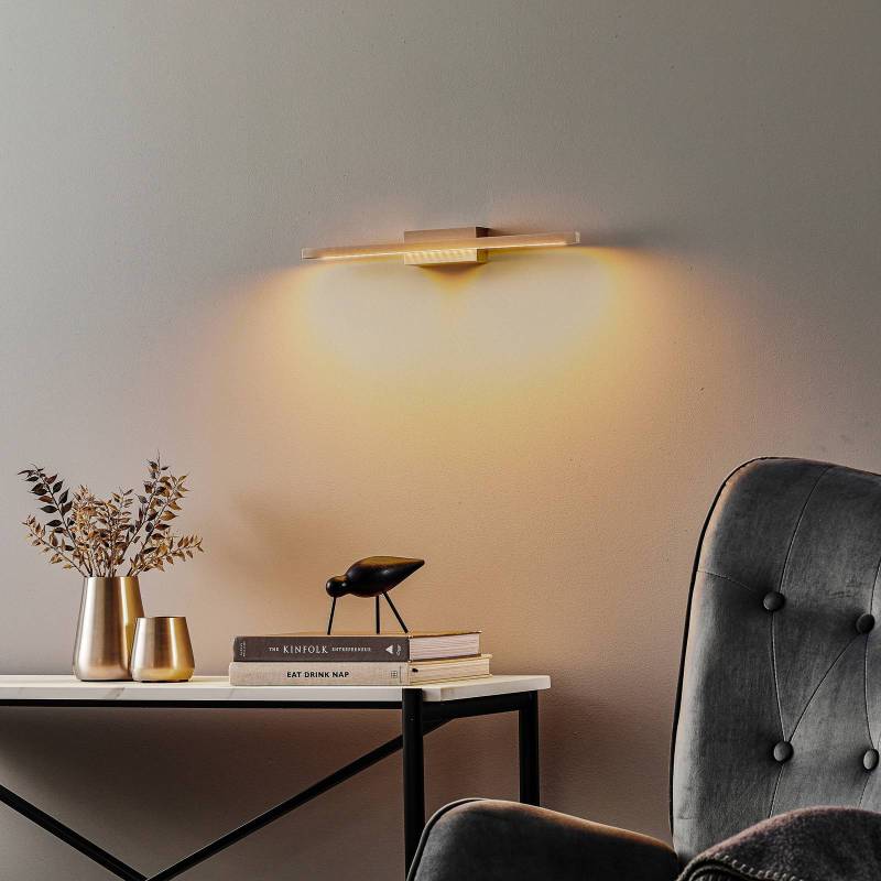 Quitani LED-Wandlampe Tolu, nickel, 45cm von Quitani