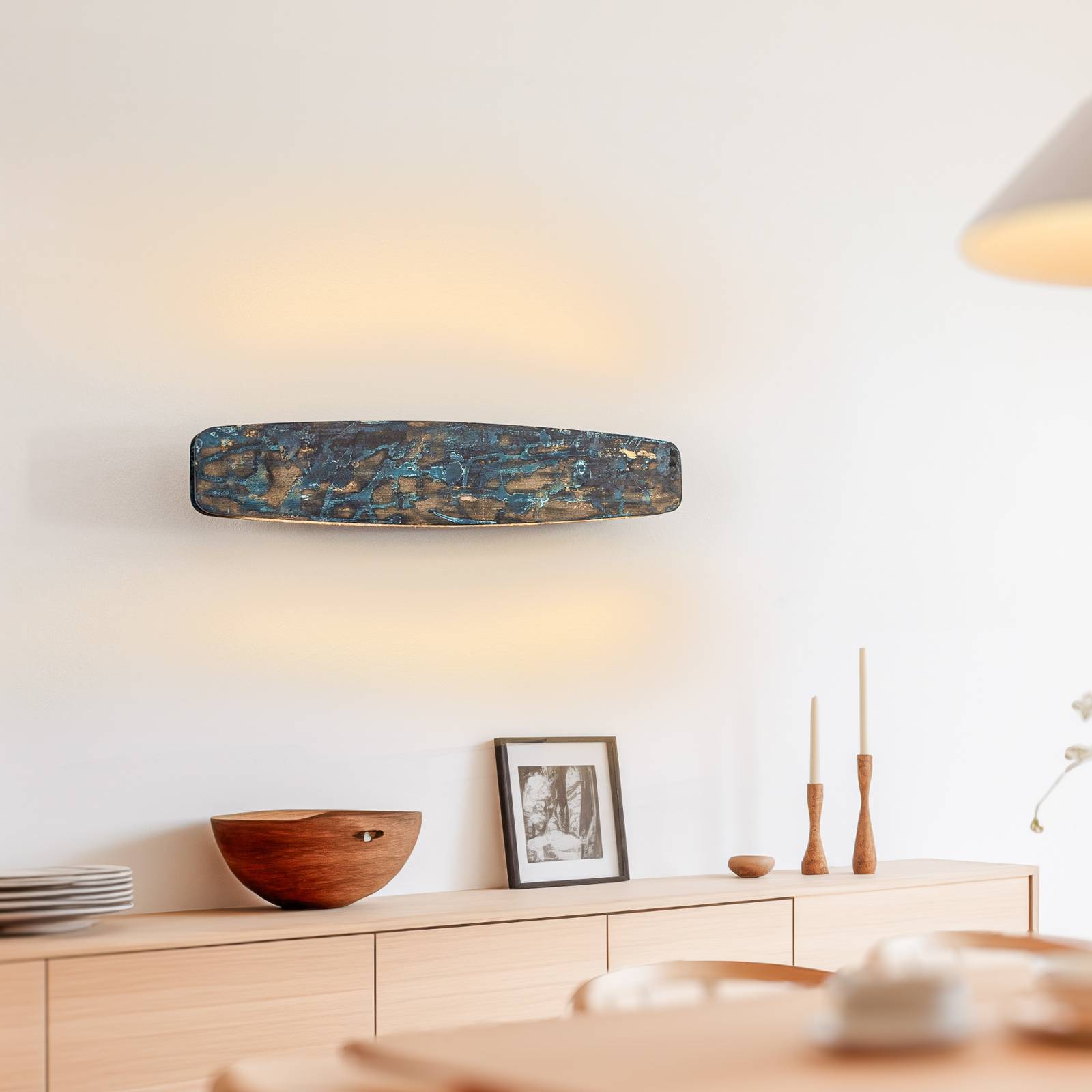 Quitani Lysia LED-Wandleuchte, oxidiert/schwarz Quitani Lysia LED-Wandleuchte, oxidiert/schwarz von quitani