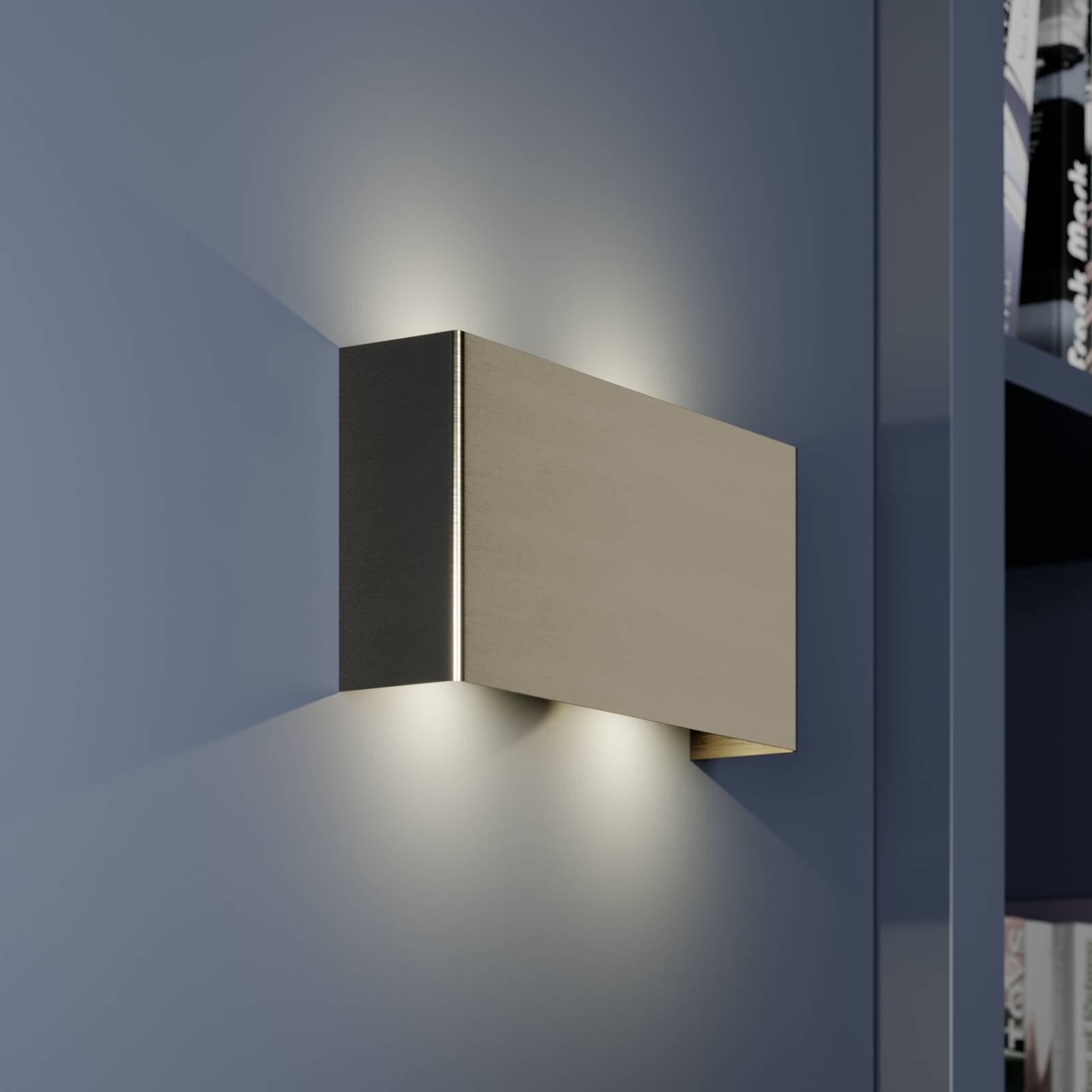 Quitani Maja LED-Wandleuchte, nickel, 22 cm Quitani Maja LED-Wandleuchte, nickel, 22 cm von quitani