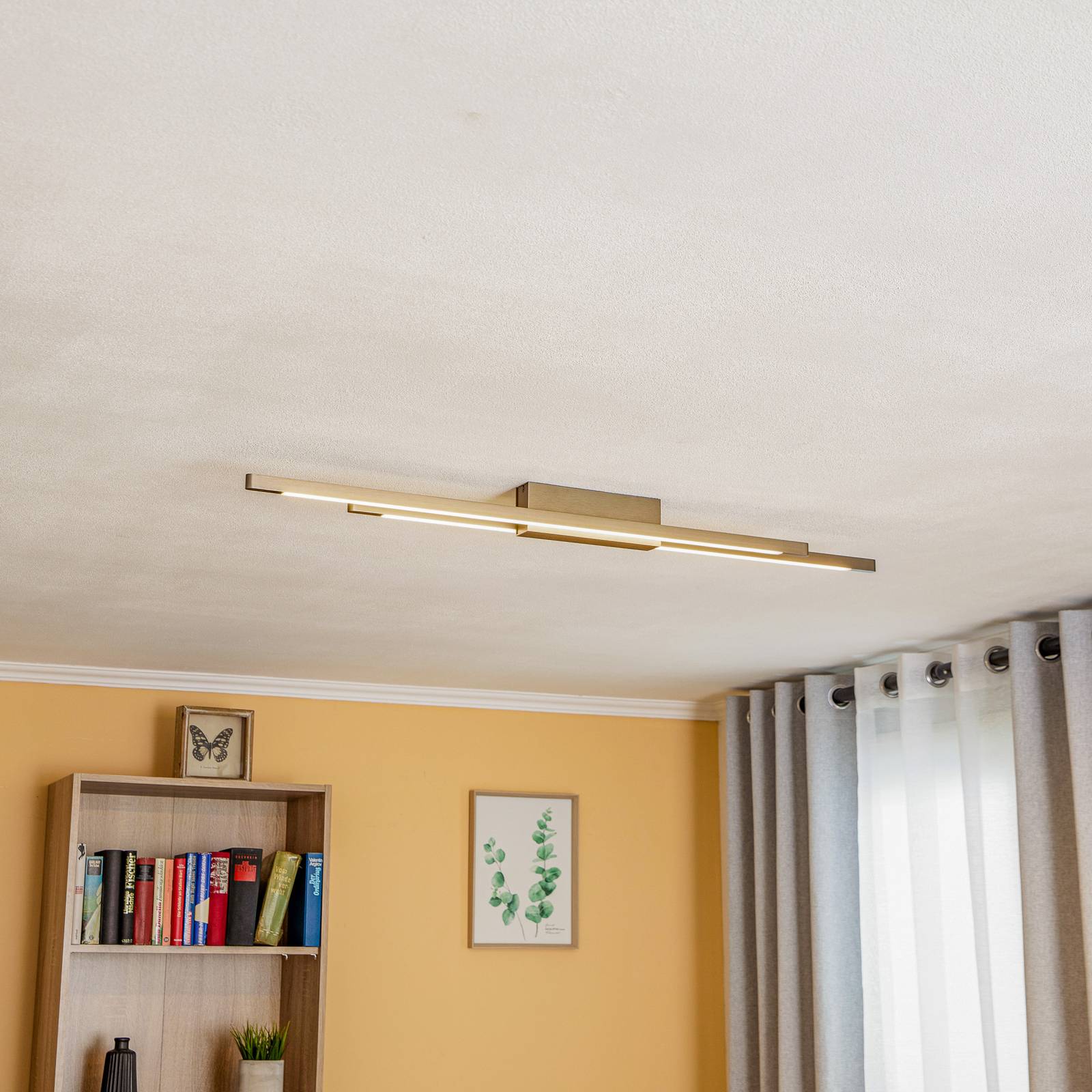 Quitani Talon LED-Deckenlampe 2fl bronze eloxal Quitani Talon LED-Deckenlampe 2fl bronze eloxal von Quitani