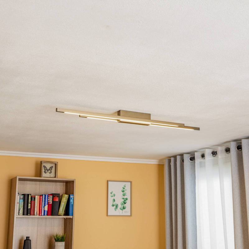 Quitani Talon LED-Deckenlampe 2fl bronze eloxal von Quitani
