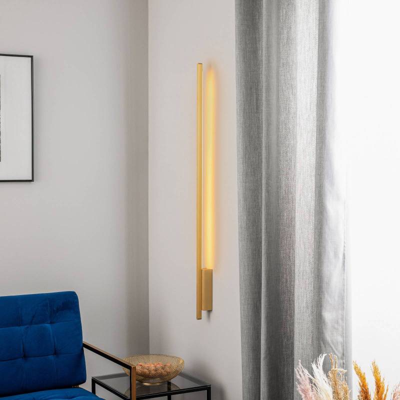 Quitani Talon LED-Wandleuchte messing matt eloxal von Quitani