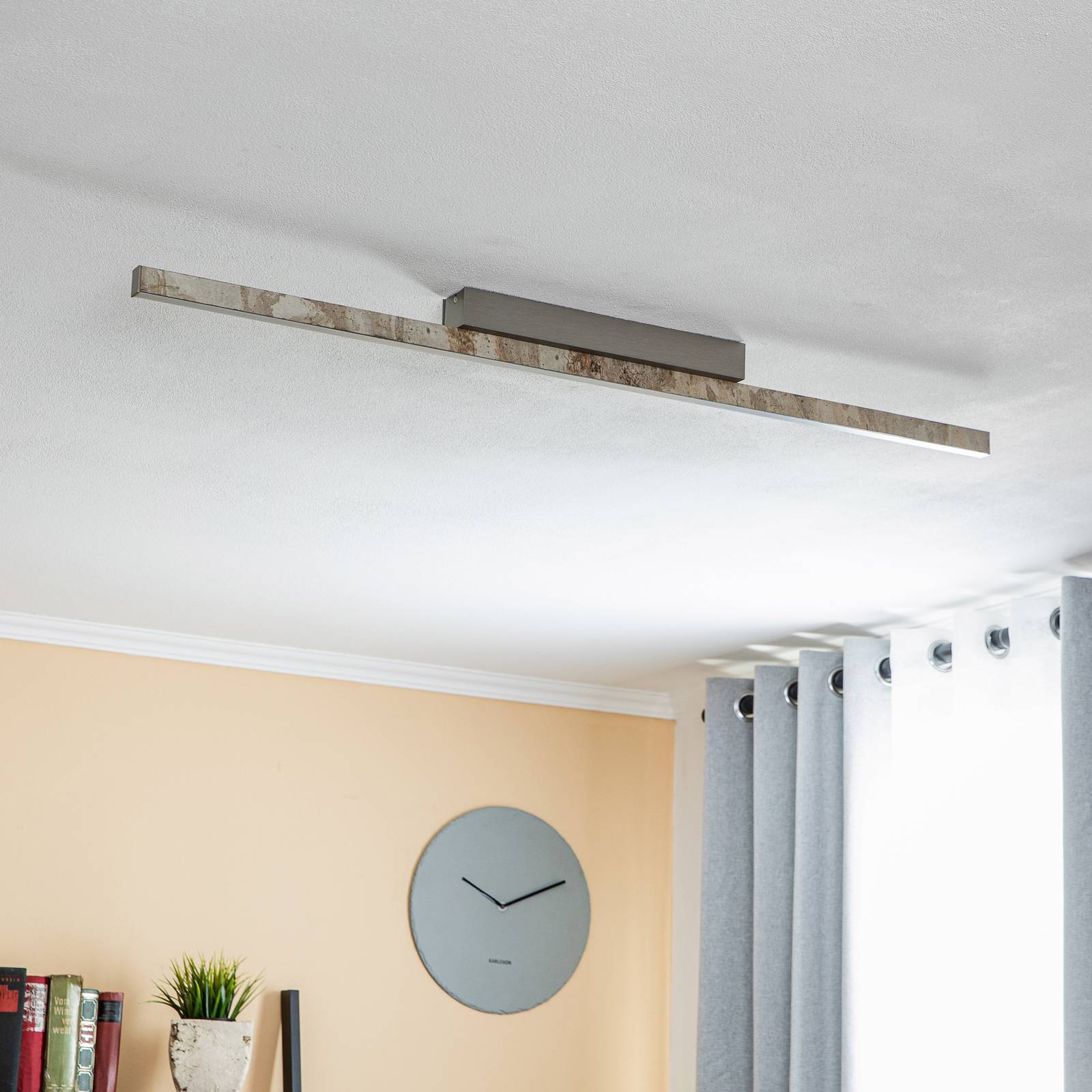 Quitani Zino LED-Deckenleuchte Schiefer gold 38W Quitani Zino LED-Deckenleuchte Schiefer gold 38W von Quitani