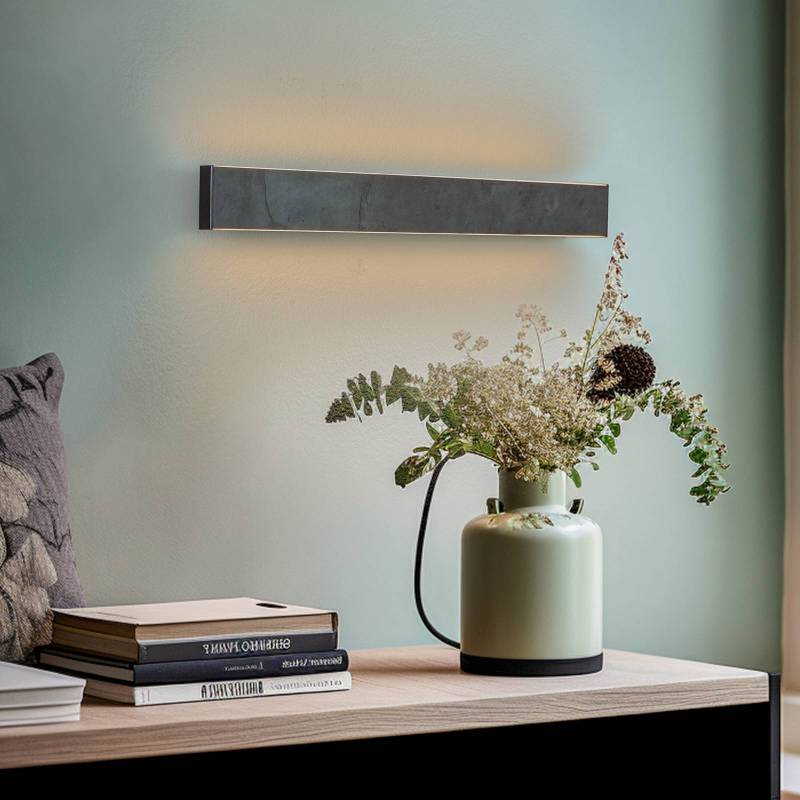 Quitani Zino LED-Wandleuchte, 20W, Schiefer grau von Quitani