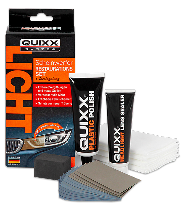 QUIXX KFZ-Scheinwerfer-Restaurations-Kit, 19-teilig QUIXX KFZ-Scheinwerfer-Restaurations-Kit, 19-teilig von quixx