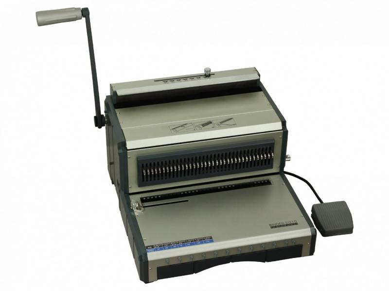 r&b Laminiersysteme Bindegerät Drahtbindegerät D310 für 34 Ringe (3:1 Teilung), 1-Hebel-Bedienung von r&b Laminiersysteme