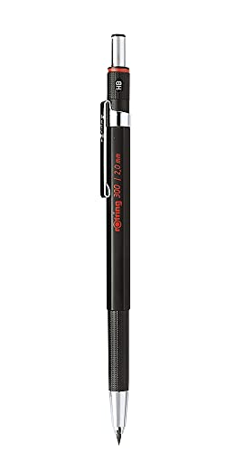 rOtring 1904729 300 Fallminenstift 2 mm, 10-er Schachtel, schwarzes Gehäuse von rOtring