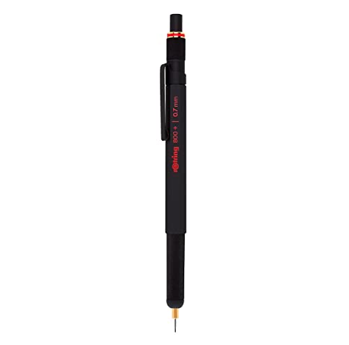 rOtring 800+ Druckbleistift mit Stylus für Touchscreen | 0,7 mm | schwarzer Schaft von rOtring