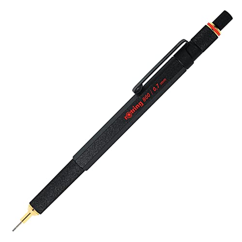 rOtring 800 Druckbleistift mit Einzug | 0,7 mm | Schwarz von rOtring