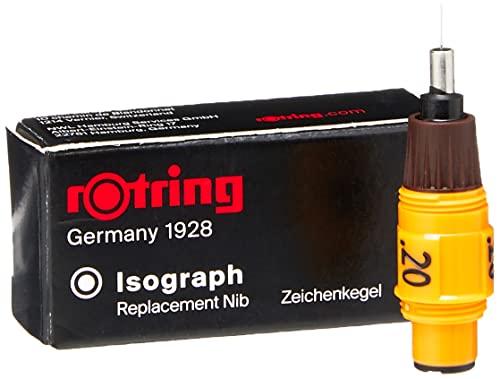 rOtring-Ersatzfeder für Isograph-Tuschestifte, 0,20 mm von rOtring