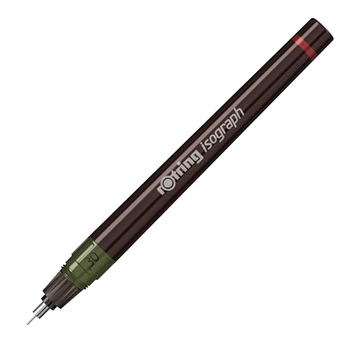 rOtring Isograph technischer Zeichenstift | 0,30 mm nachfüllbare Fineliner von rOtring