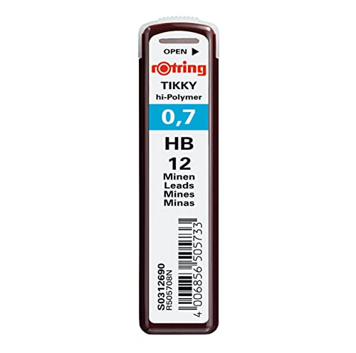 rOtring Tikky-Hochpolymer-Nachfüllminen | 0,7 mm | HB rOtring Tikky-Hochpolymer-Nachfüllminen | 0,7 mm | HB von rOtring