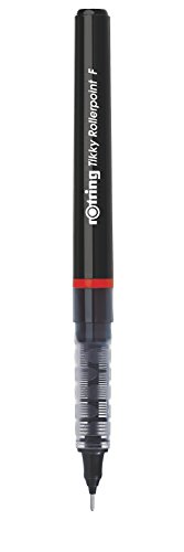 rOtring Tikky Tintenroller, fein, Schwarz, 12 Stück von rOtring