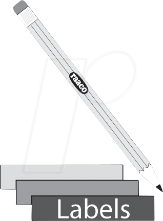 RAACO 111362 - Etikett Regalschublade von raaco