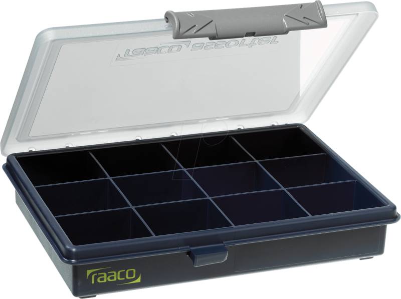 RAACO PSC 6-12 - Sortimentskasten, PSC 6-12, 175 x 32 x 145 mm, 12 Fächer von raaco