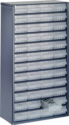 Raaco 1248-01 Schubladenschrank (L x B x H) 306 x 150 x 552mm Anzahl Fächer: 48 Inhalt 1St. von raaco