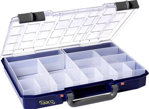 Raaco CarryLite 55 4x8-16 Sortimentskoffer (L x B x H) 337 x 278 x 57mm Anzahl Fächer: 16 Inhalt 1S von raaco