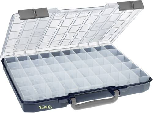 Raaco CarryLite 55 5x10-50 Sortimentskoffer (B x H x T) 413 x 57 x 330mm Anzahl Fächer: 50 Inhalt 1 von raaco