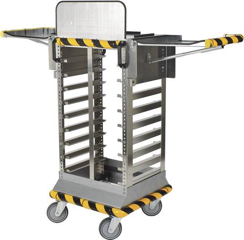 Raaco CarryLite 80 Trolley für Sortimentskoffer (B x H x T) 550 x 1280 x 530mm Anzahl Fächer: 7 In von raaco