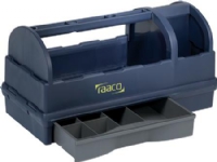 Raaco Open Toolbox - Offener Werkzeugkasten mit 3 Fächern, schlagfester Kunststoff (PP) von raaco