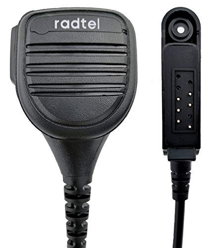 Radtel Robustes Lautsprecher-Mikrofon kompatibel mit BaoFeng Wasserdichtes Radio UV-9R (oder Plus) BF-A58 BF-9700 GT-3WP ... von radtel