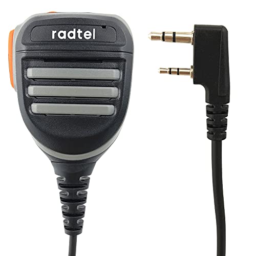 radtel Platinum Series Regendichtes, robustes Schulterlautsprecher-Mikrofon, kompatibel mit RT-470X RT-470 RT-493 RT-890 RT-4D RT-900 RT-860 Kenwood Radios, Mikrofon usw. (Advanced Mic) von radtel