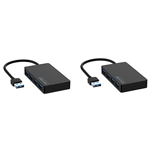 rahl 2X 5 Gbps High-Speed USB 3.0 Hub 4-Port USB-Splitteradapter für PC-Laptop-Stromversorgung von rahl