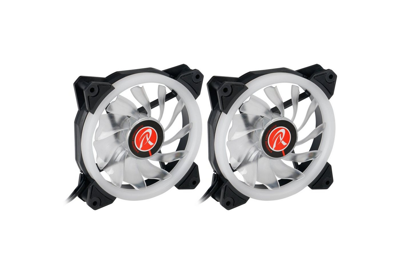 raijintek Gehäuselüfter RAIJINTEK IRIS 12 RBW ADD-2, Gehäuselüfter, (2 raijintek Gehäuselüfter RAIJINTEK IRIS 12 RBW ADD-2, Gehäuselüfter, (2 von raijintek