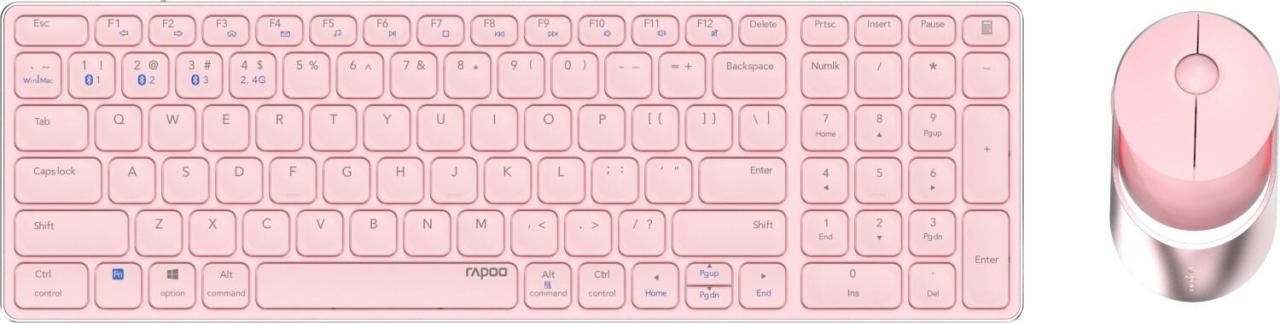 Rapoo 9750M Deskset - Pink von rapoo