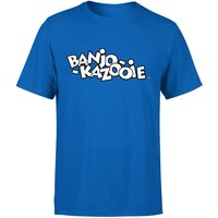 Banjo Kazooie Two Tone Logo T-Shirt - Royal Blue - L von rare