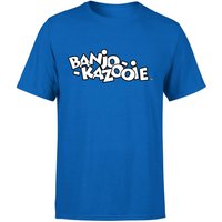 Banjo Kazooie Two Tone Logo T-Shirt - Royal Blue - M von rare