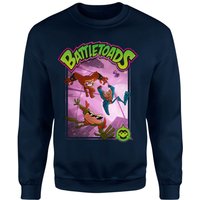 Battle Toads Hop Sweatshirt - Navy - XXL von rare