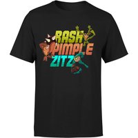 Battle Toads Rash Pimple Zitz T-Shirt - Black - L von rare