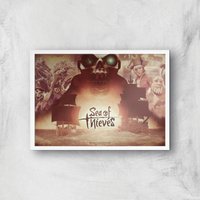 Sea Of Thieves 2nd Anniversary Giclee Art Print - A2 - White Frame von rare