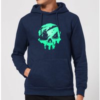 Sea Of Thieves 2nd Anniversary Skull Hoodie - Navy - L von rare