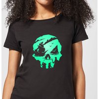 Sea Of Thieves 2nd Anniversary Skull Women's T-Shirt - Black - L von rare