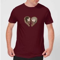 Sea Of Thieves Heart Tee T-Shirt - Burgundy - XS von rare