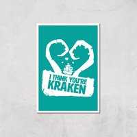 Sea Of Thieves I Think You're Kraken Print Giclee Art Print - A2 - Print Only von rare