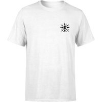 Sea of Thieves Compass Embroidery T-Shirt - White - XL von rare