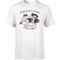 Sea of Thieves Dying For A Grog T-Shirt - White - M von rare