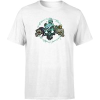 Sea of Thieves Triple Skulls T-Shirt - White - M von rare