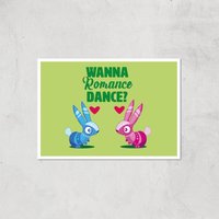 Viva Pinata Wanna Romance Dance Rabbit Art Print Giclee Art Print - A2 - Print Only von rare