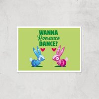 Viva Pinata Wanna Romance Dance Rabbit Art Print Giclee Art Print - A3 - Print Only von rare