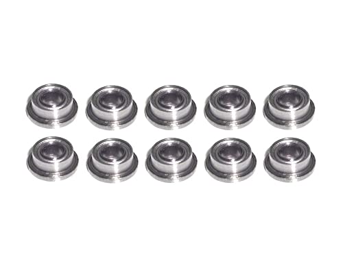 10x Kugellager mit Bund 3/32x3/16x3/32 zoll - FR133 ZZ Flanschlager inch Bundlager Radial Rillenkugellager rcbay Chromstahl beidseitig gedichtet 10x Kugellager mit Bund 3/32x3/16x3/32 zoll - FR133 ZZ Flanschlager inch Bundlager Radial Rillenkugellager rcbay Chromstahl beidseitig gedichtet von rcbay