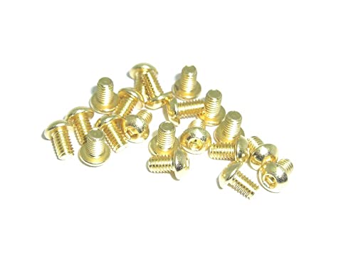 M2,5x4 ISO7380 goldene Linsenkopfschrauben Stahl 12,9 Titan Nitrid beschichtet 20 Stück rcbay M2,5 Innensechskant M2,5x4 ISO7380 goldene Linsenkopfschrauben Stahl 12,9 Titan Nitrid beschichtet 20 Stück rcbay M2,5 Innensechskant von rcbay