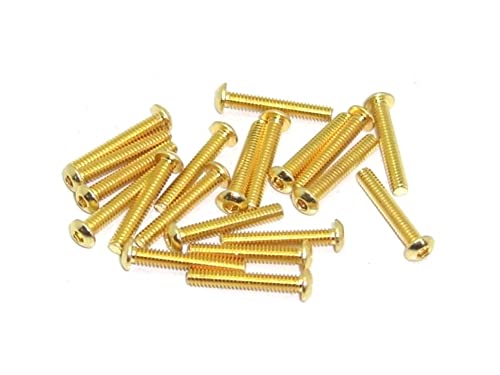M2x12 ISO7380 goldene Linsenkopfschraube Stahl 12,9 Titan Nitrid beschichtet 20 Stück rcbay M2 Innensechskant M2x12 ISO7380 goldene Linsenkopfschraube Stahl 12,9 Titan Nitrid beschichtet 20 Stück rcbay M2 Innensechskant von rcbay