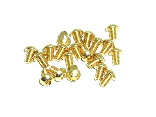 M2x4 ISO7380 goldene Linsenkopfschraube Stahl 12,9 Titan Nitrid beschichtet 20 Stück rcbay M2 Innensechskant M2x4 ISO7380 goldene Linsenkopfschraube Stahl 12,9 Titan Nitrid beschichtet 20 Stück rcbay M2 Innensechskant von rcbay